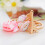 Women's Hamburger Tote Bag Accessory Ice Cream Keychain Charm 3