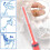 2 Piece Cat Shot Soft Pen Tip Pet Feeder (Red) 6