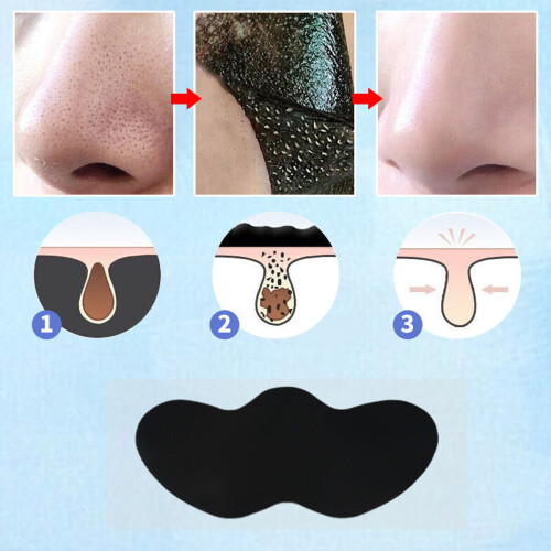 50pcs Nose Pore Strips Blackhead Removal Sticker Deep Cleansing 2