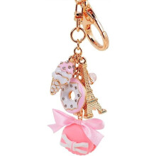 Women's Hamburger Tote Bag Accessory Ice Cream Keychain Charm