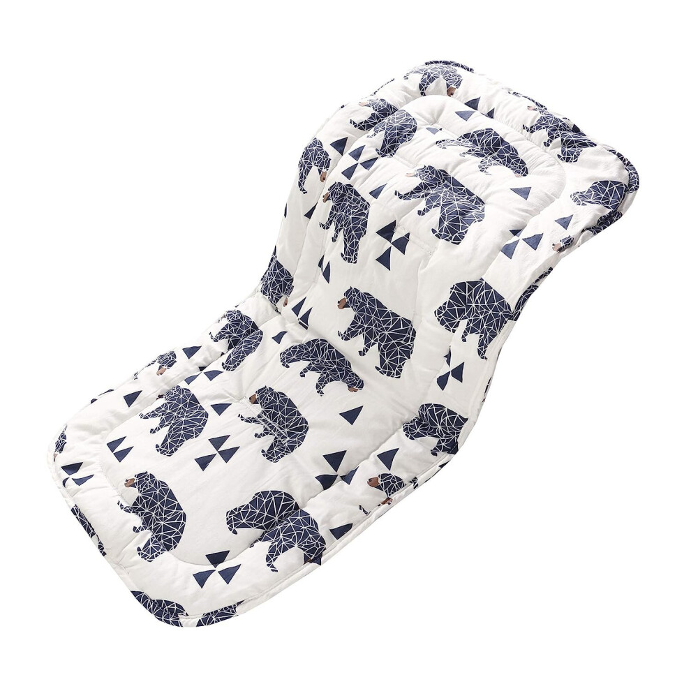 Stroller Rest Universal Breathable Stroller Mat 34X78cm 1 Pack ( Bear) Black Gopatriot Memory