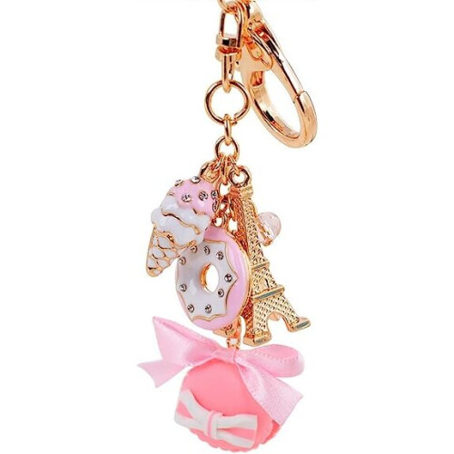 Women's Hamburger Tote Bag Accessory Ice Cream Keychain Charm 1
