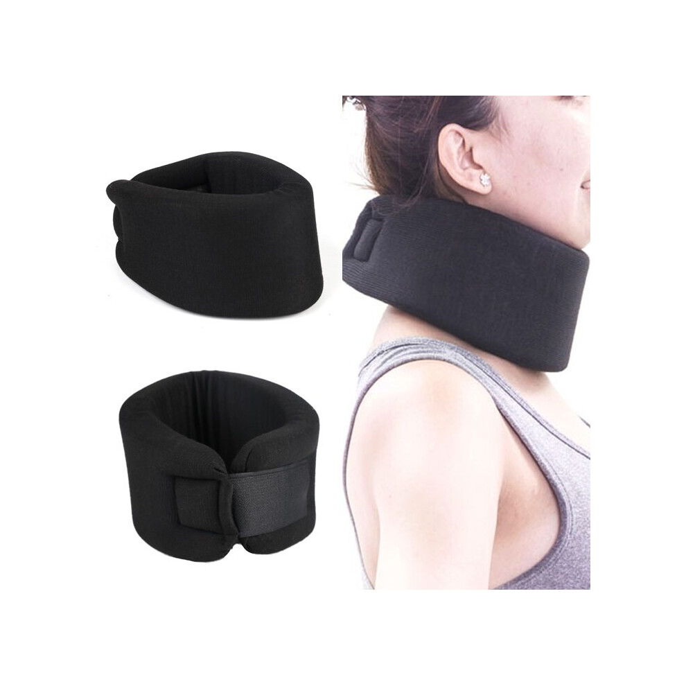 (M) Soft Foam Neck Collar Support Brace Whiplash Cervical Neck Pain Relief Traction