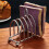 Toast Bread Rack Stand Stainless Steel Toast Rack with Feet and Loop Handle 5