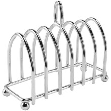 Toast Bread Rack Stand Stainless Steel Toast Rack with Feet and Loop Handle