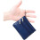 Ladies Mini Coin Purse with Keychain (Blue) 3