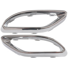 1 Pair Rear Exhaust Pipe Trim Bezel Fit for W177 a W238 E W205 C 2058852221,2058852321