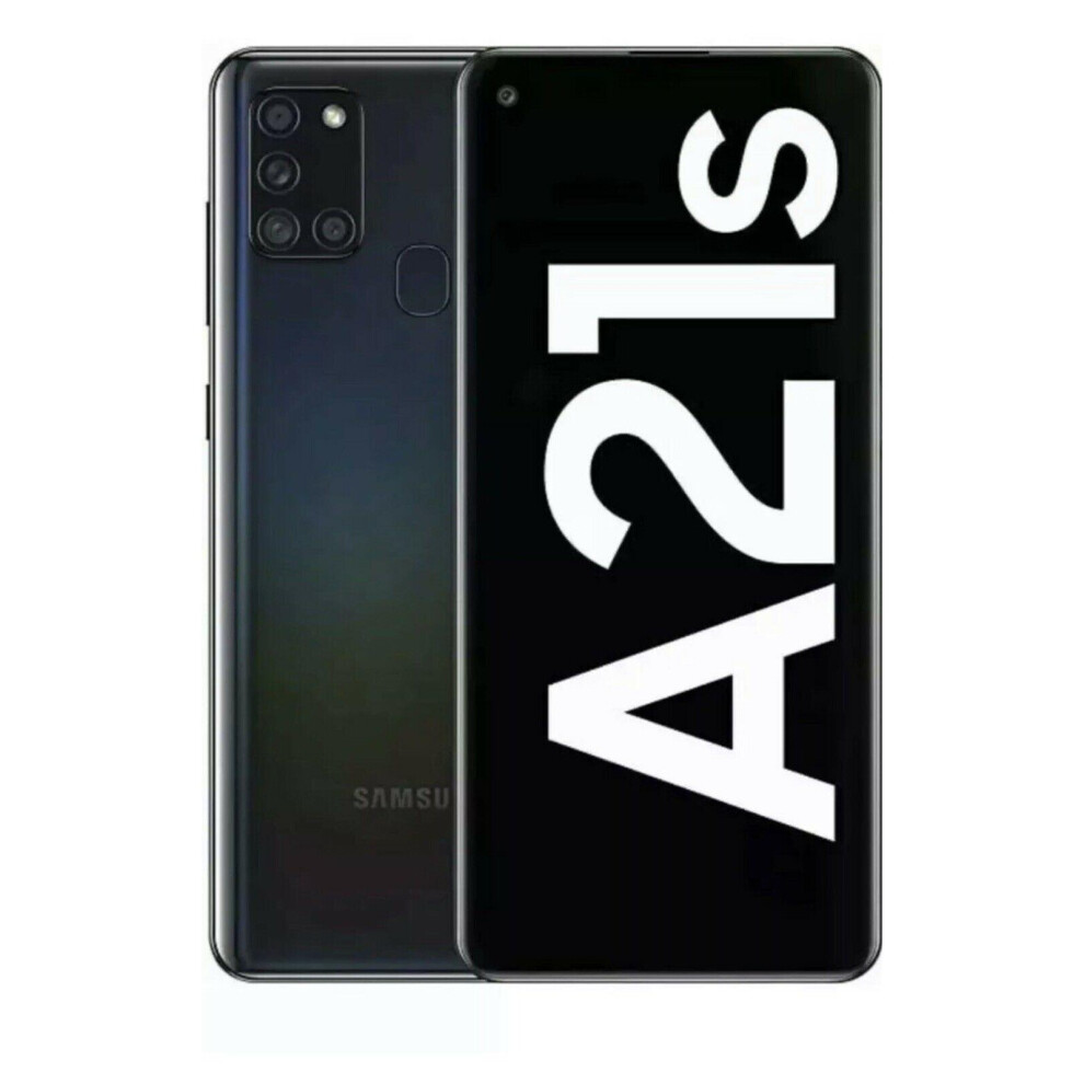 Used Samsung Galaxy A21S Unlocked 32GB Dual SIM NFC Smartphone Black 
