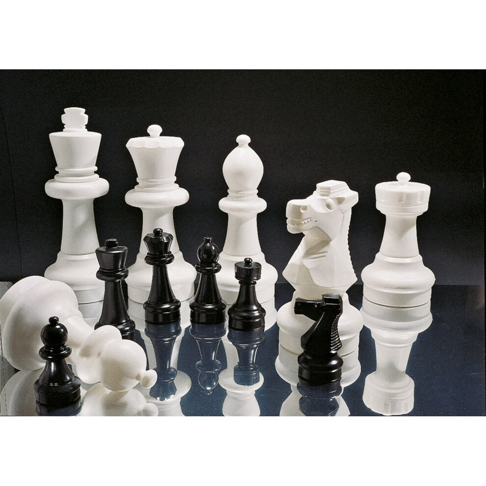Rolly Toys Large Chess Pieces Black/White