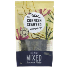 Cornish Seaweed Company Organic Mixed Seaweed Flakes 60g ( pack of 5 )