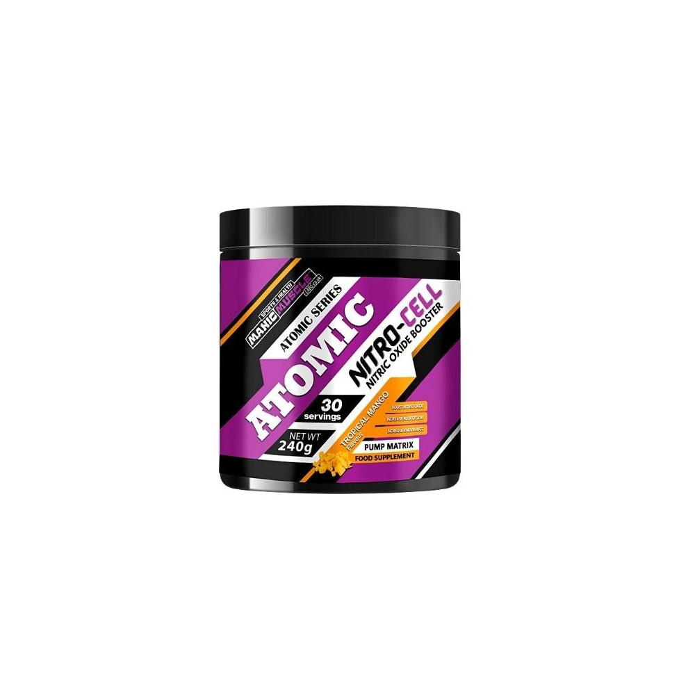 (Mangoberry) Atomic Nitro-Cell Non Stim Pre Workout Pump