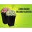 AAMEN Black Large Square Milano Tall Planter 2 Pack, Plastic Plant Pot 3