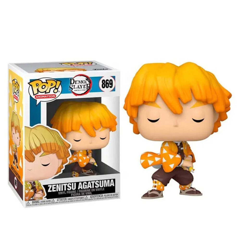 (Zenitsu Agatsuma) Demon Slayer Mini Action Figure PVC Minifigures Model Toys Adult Kids Fans Collection Doll Gift Tabletop Decor-image-OPC-PBXXMB2-NEW