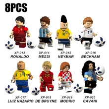 Joueur de football – Série Super Star, blocs nano, ensemble de construction Mini Blocs