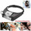Headband Magnifier LED Light with 3 different magnifying lens types 1