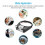 Headband Magnifier LED Light with 3 different magnifying lens types 9