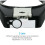 Headband Magnifier LED Light with 3 different magnifying lens types 3