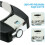 Headband Magnifier LED Light with 3 different magnifying lens types 5