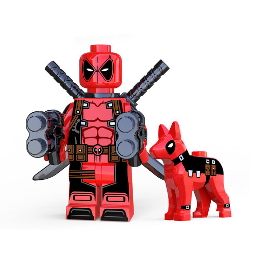 8 Pack Avengers Series Deadpool Action Figure Assembling Building Block Model Toy 1