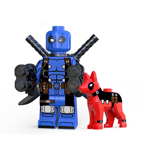 8 Pack Avengers Series Deadpool Action Figure Assembling Building Block Model Toy 2