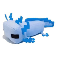 (Blue) Minecraft Axolotl Bee Plush 11.8-in Character Dolls, Soft, Collectible Gift for Fans Age 3 and Older
