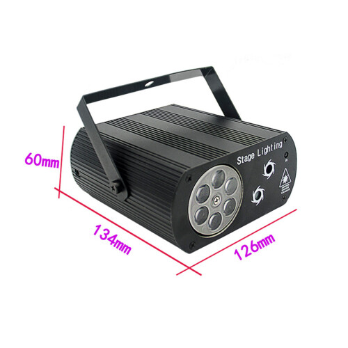 Ranpo Sound Activated RGB LED Laser Projector Stage Lights Remote Control 1
