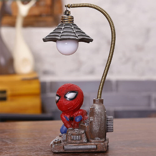 3D SpiderMan Night Light Table LED Lamp Children Kids Table Bedside Night Light 2