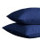 (Navy) Plain Dyed Duvet Cover King Size Bedding Sets UK 4