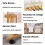 Heavy Duty Clothes Rail Double Layer Garment Hanging Display Stand 6
