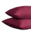 (Red) Plain Dyed Duvet Cover King Size Bedding Sets UK 4