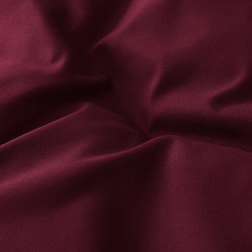 (Red) Plain Dyed Duvet Cover King Size Bedding Sets UK 2