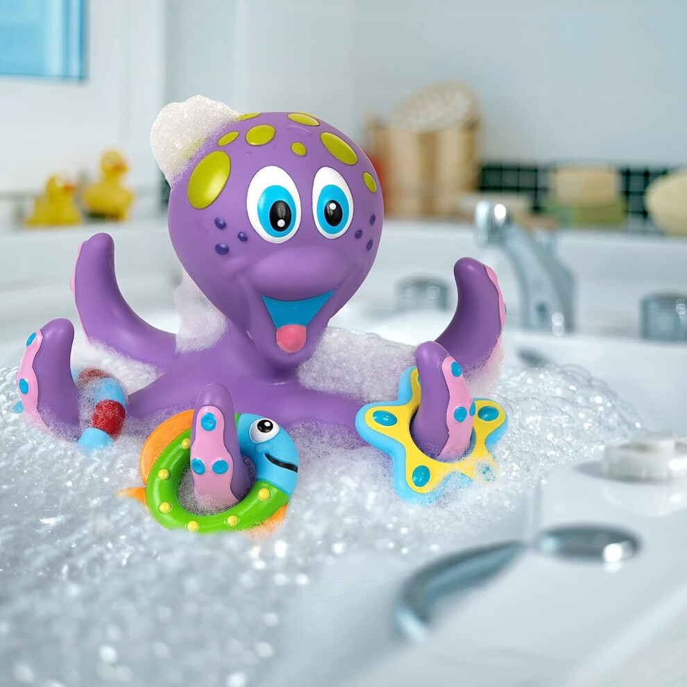 Nuby Octopus Floating Bath, 1 Count ( Pack of 1)