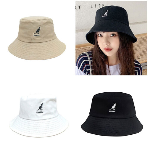 Kangol Washed Classic Bucket Hat Cotton Round Top Wide Brim Unisex Headwear 2
