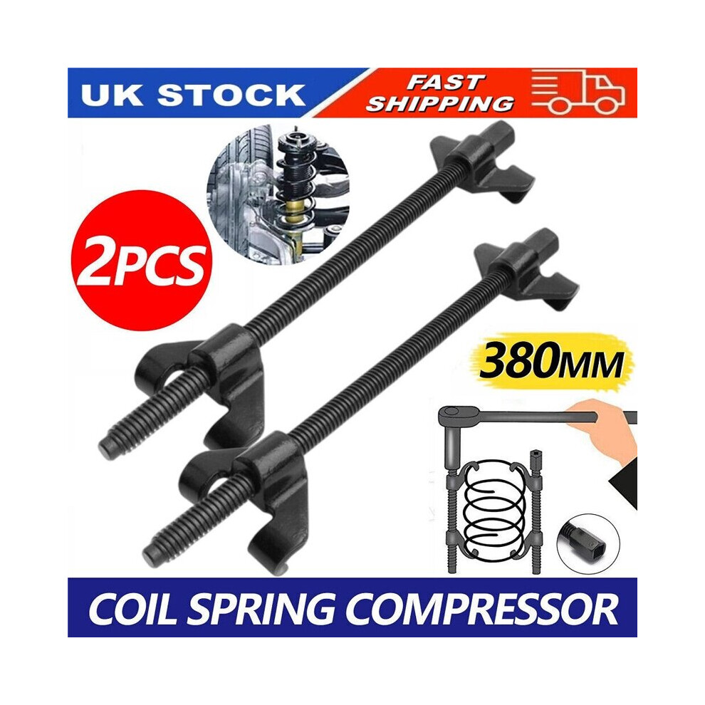 2Pcs Coil Spring Compressor Suspension Clamps 380Mm Tool Set For Car 135797115030