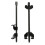 2pcs Coil Spring Compressor Suspension Clamps 380MM Tool Set For Car 4