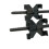 2pcs Coil Spring Compressor Suspension Clamps 380MM Tool Set For Car 8