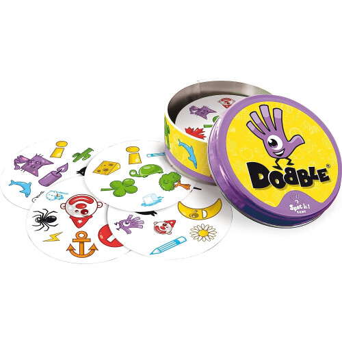 Asmodee Asmodee | Dobble | Card Game | Ages 6+ | 2-8 Players | 15 Minutes Playing Time, Assorted 1