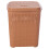 URBN Living (45L Beige) 45/55L Plastic Rattan Laundry Clothes Bin Basket 3