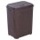 URBN Living (45L Brown) 45/55L Plastic Rattan Laundry Clothes Bin Basket 2