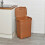 URBN Living (55L Beige) 45/55L Plastic Rattan Laundry Clothes Bin Basket 5