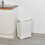 URBN Living (55L White) 45/55L Plastic Rattan Laundry Clothes Bin Basket 4