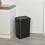 URBN Living (55L Brown) 45/55L Plastic Rattan Laundry Clothes Bin Basket 1