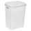 URBN Living (55L White) 45/55L Plastic Rattan Laundry Clothes Bin Basket 2