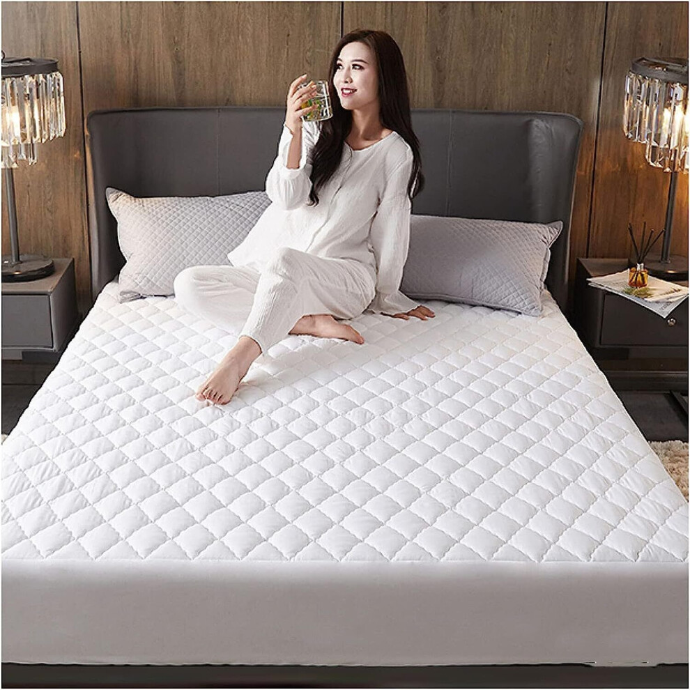 (King) 30cm Quilted Mattress Protector Single Double King