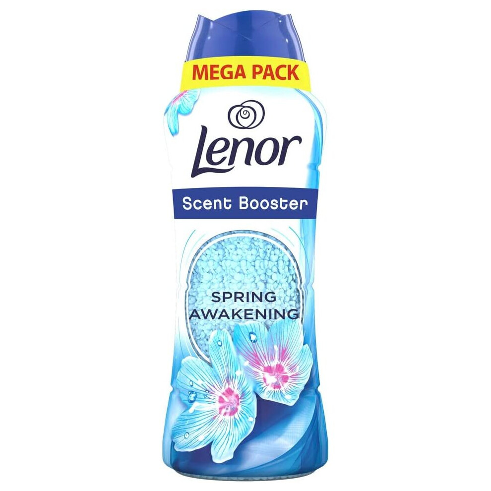 Lenor In-Wash Laundry Scent Booster Beads, 570g, Spring Awakening, Floral Scent, A Boost Of Freshness For Up To 12 Weeks In Storage