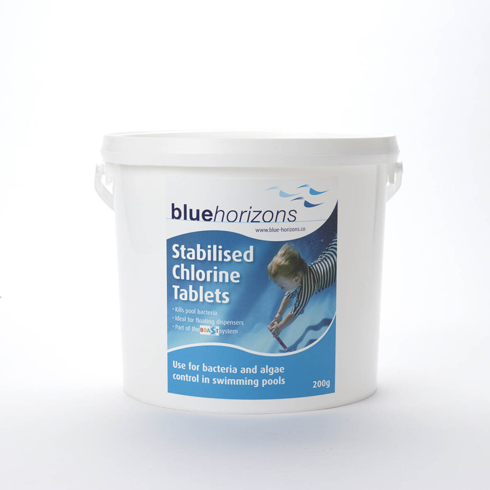 (2kg) Blue Horizons 200g Stabilsed Chlorine Tablets