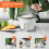 GEEPAS Geepas 450W Rice Cooker, 0.6L Electric, Keep Warm Function, Automatic 6