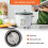GEEPAS Geepas 450W Rice Cooker, 0.6L Electric, Keep Warm Function, Automatic 8