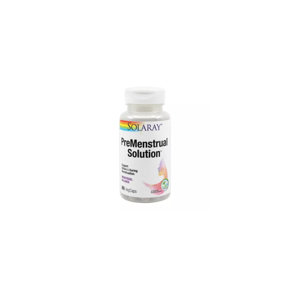 Secom Premenstrual Solution Solaray, 60 Capsule,