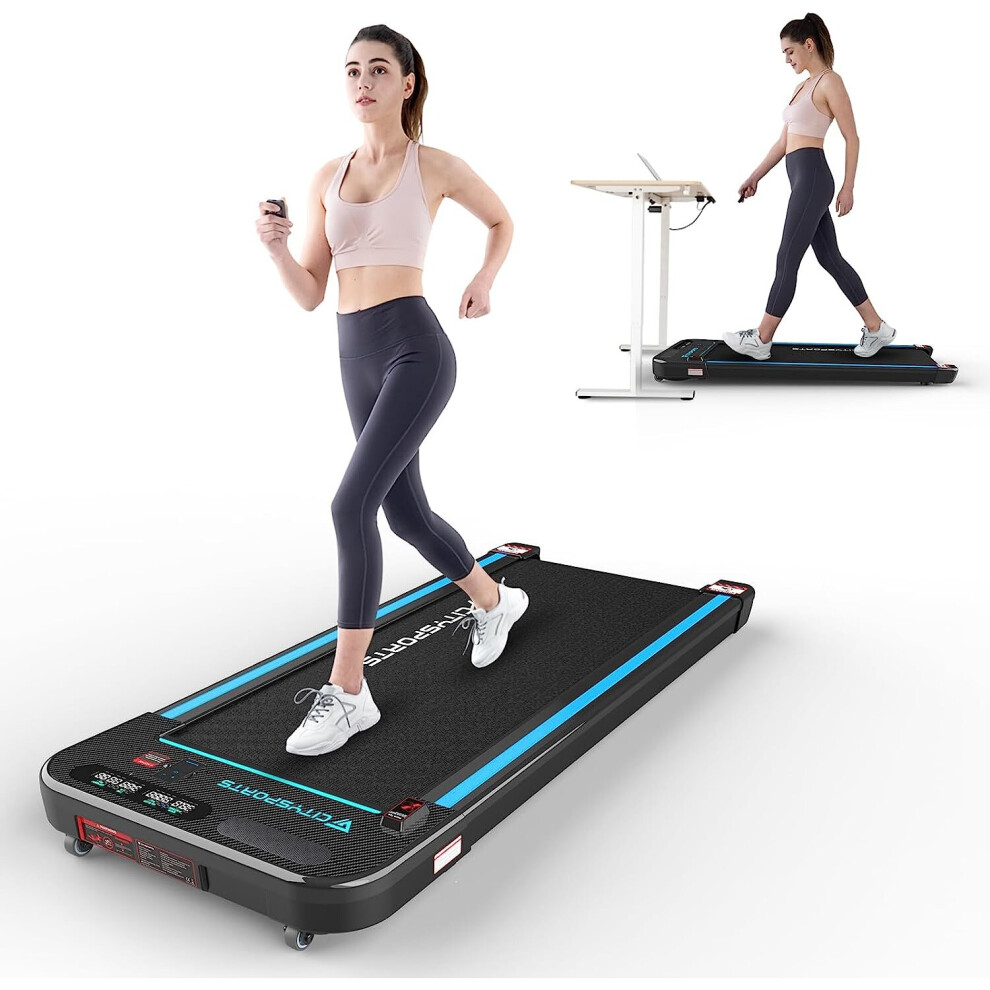 (CITYSPORTS Treadmills for Home, Under Desk Treadmill Walking Pad with Audio Speakers, Slim & Portable Remote Dual LED Di) Citysports Treadmill,Walkin